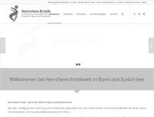Tablet Screenshot of herrchens-erotikwelt.com